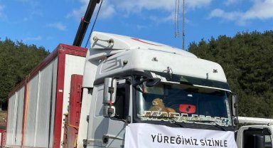Polat Holding'in yardım TIR'ları deprem bölgesine hareket etti