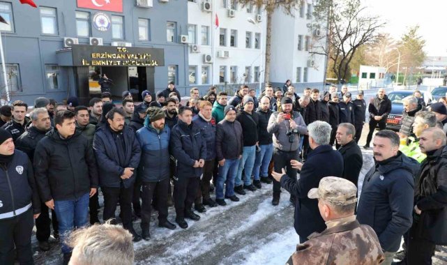 Polisler deprem afet bölgesine uğurlandı