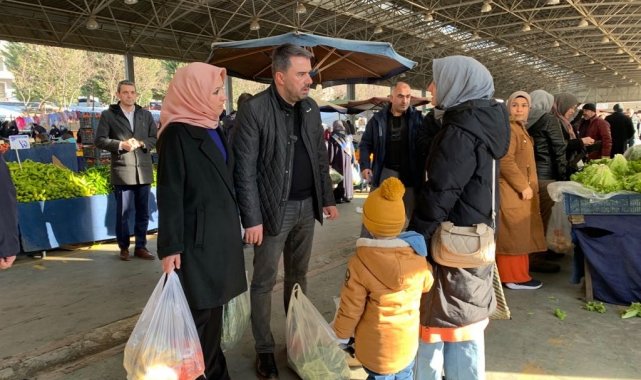 Pursaklar Belediyesi'nden ilçedeki afetzedelere ziyaret