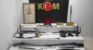 Samsun'da depoya 'tarih eser' baskını