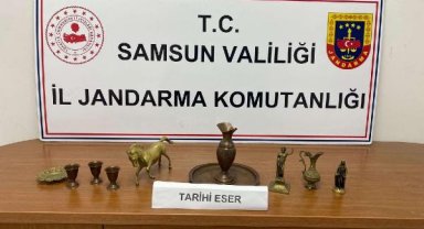 Samsun'da tarihi eser operasyonu: 1 gözaltı