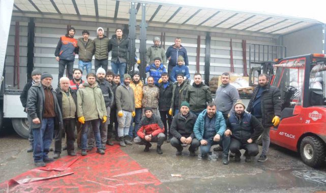 Sanayi esnafından depremzedelere destek