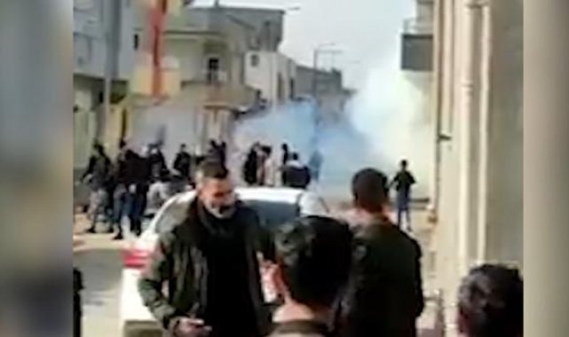 Şanlıurfa'da, 3 kişinin yaralandığı taşlı sopalı kavgaya biber gazlı müdahale