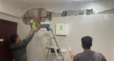Şanlıurfa'da enkazlar kaldırılıyor, evler onarılıyor