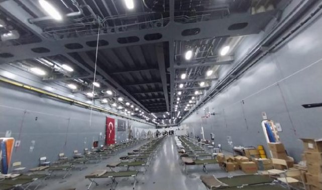 Savaş gemileri Bayraktar ve Sancaktar hastaneye dönüştürüldü
