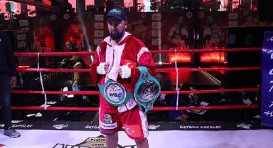 Serdar Avcı, WBC Silver Assian kemerini depremzedeler için bağışladı