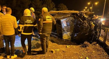 Siirt'te otomobil şarampole devrildi: 5 Yaralı