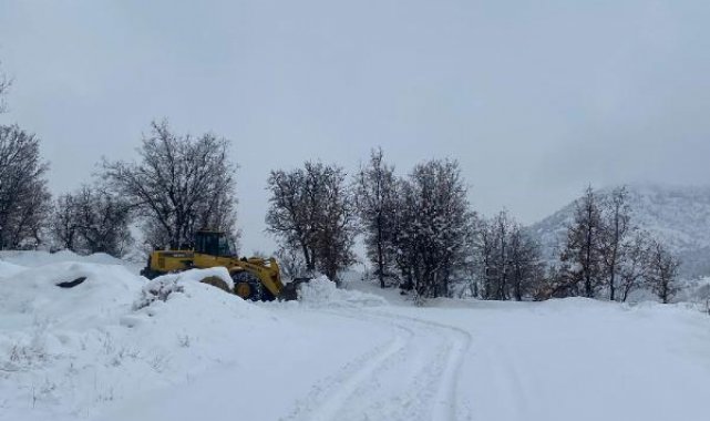 Şırnak'ta 15 yerleşim yeri yolu, kardan kapandı