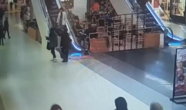 Şişli'deki yürüyen merdiven dehşetinin güvenlik kamerası görüntüleri ortaya çıktı