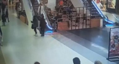 Şişli'deki yürüyen merdiven dehşetinin güvenlik kamerası görüntüleri ortaya çıktı