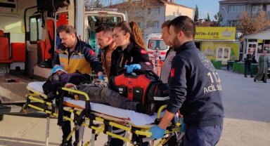 Solvent bulunan varil, spiral makinesiyle kesilirken patladı: 1 ölü, 1 yaralı