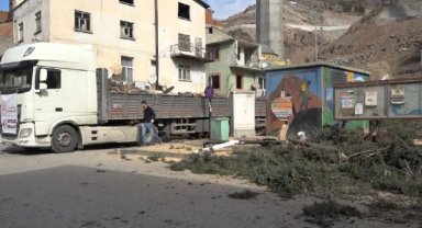 Sular altında kalacak ilçenin ağaçları, depremzedeleri ısıtacak