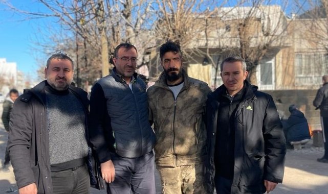 TAF Başkanı Fatih Çintimar, afet bölgesine gitti