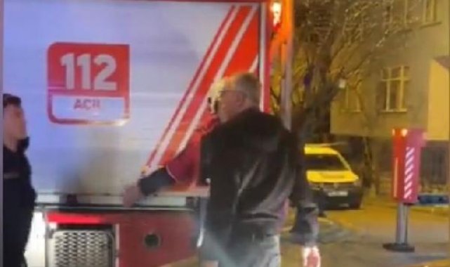 Taksicinin itfaiyecilerden garip isteği