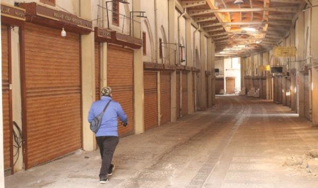 Tarihi Maraş Çarşısı'ndaki 495 dükkan kapalı