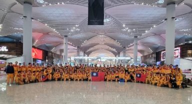 Tayvan 130 kişilik arama kurtarma ekibi ülkesine döndü