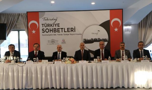 Tekirdağ'da 'Türkiye sohbetleri' toplantısı yapıldı