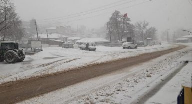 Tekirdağ'da kar yağışı