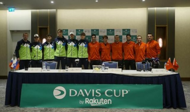 Teniste Davis Cup Türkiye-Slovenya eşleşmesinin kuraları çekildi