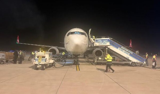 THY uçağı Hatay'a ilk uçuşunu gerçekleştirdi