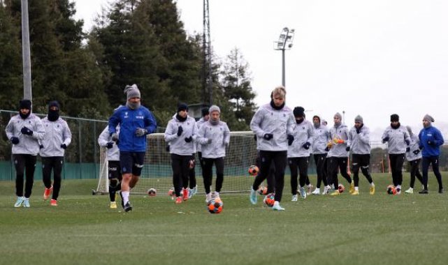 Trabzonspor, Basel maçının hazırlıklarını sürdürdü