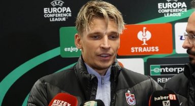 Trabzonspor'a galibiyeti getiren Larsen "Tüm ulus için oynadık"