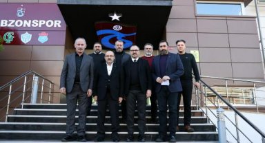 Trabzonspor'a teşekkür ziyareti