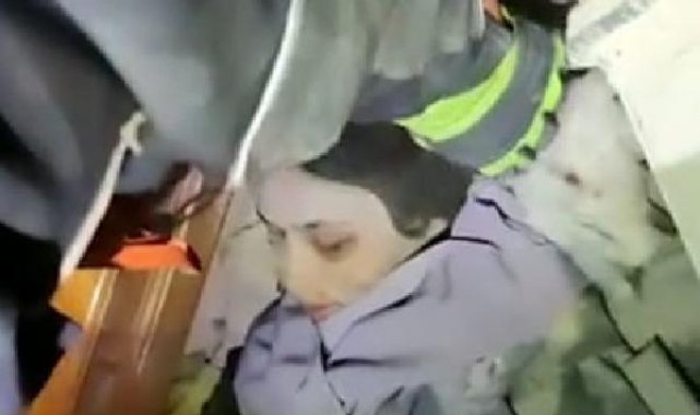 Tülin, İslahiye'de 55 saat sonra sağ kurtarıldı