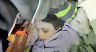 Tülin, İslahiye'de 55 saat sonra sağ kurtarıldı