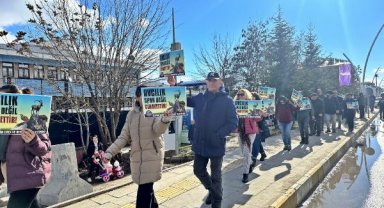 Tunceli'de avcılar protesto edildi