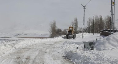 Van'da 85 yerleşim yerinin yolu, kardan kapandı