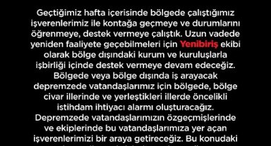 Vinç operatörü, psikolog, aşçı…Deprem bölgesinde istihdam çalışması başlatıldı