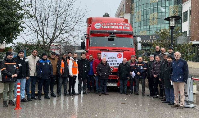 Yalova Altınova, depremzedeler için tek yürek oldu