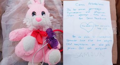 Yardım kolilerinde duygulandıran notlar