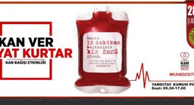Yargıtay'dan depremzedeler için 'kan bağışı' kampanyası