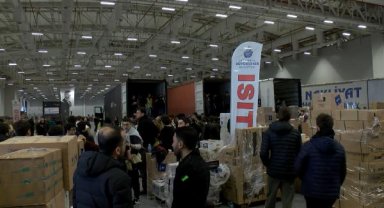 Yenikapı'da yardım seferberliği