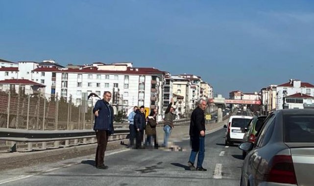 Yolun karşısına geçerken otomobilin çarptığı kadın öldü
