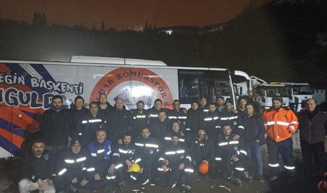 Zonguldak Belediyesi; "Onlar arama kurtarma değil ama hepsi madenci torunları"