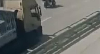 1 kişinin öldüğü motosiklet kazası kazası kamerada