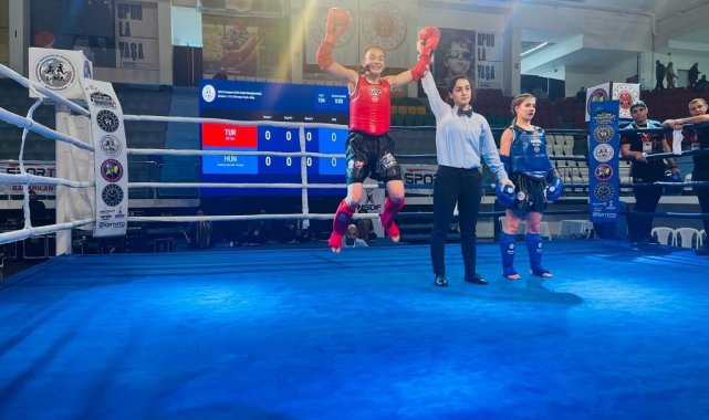 13 yaşındaki sporcu Hırvat rakibini yenerek Avrupa Şampiyonu oldu