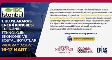 1'inci Uluslararası Enerji Kongresi bugün başlıyor