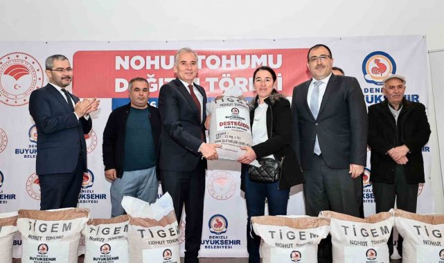 17 ilçede 700 üreticiye 94 ton nohut tohumu dağıtılacak