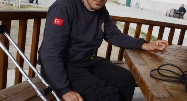 2 yıl önce yangınla mücadeleye katıldığı Antalya'ya, bu kez depremzede olarak geldi