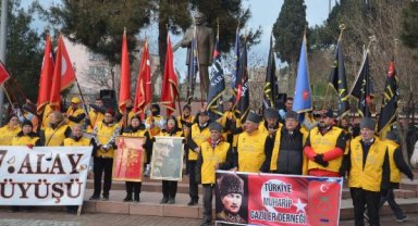 '57'nci Alay' korteji, Gelibolu'da