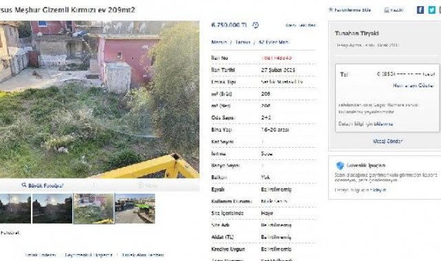 'Gizemli ev' satışa çıkarıldı