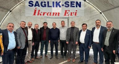 'Sağlık-Sen İkram Evi' Hatay ve İskenderun'da hizmete başladı