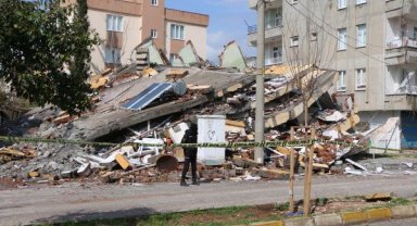 Adıyaman'da çöken binadaki arama enkazda canlı bulunmadığının tespitiyle sonlandı