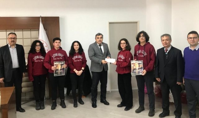 Afyon Lisesi öğrencilerinden duygulandıran bağış