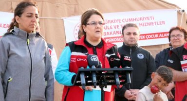 Aile ve Sosyal Hizmetler Bakanı Yanık, Hatay'da