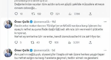 AK Parti'li Çelik: Kur'an-ı Kerim ve şanlı Türk Bayrağına saldırıyı lanetliyoruz